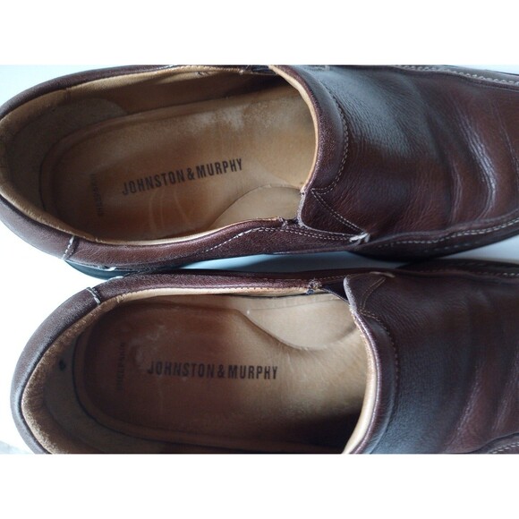 Johnston & Murphy Mens Sheepskin Slip On Loafers Driving Shoes Brown Size 9.5 M main image 6